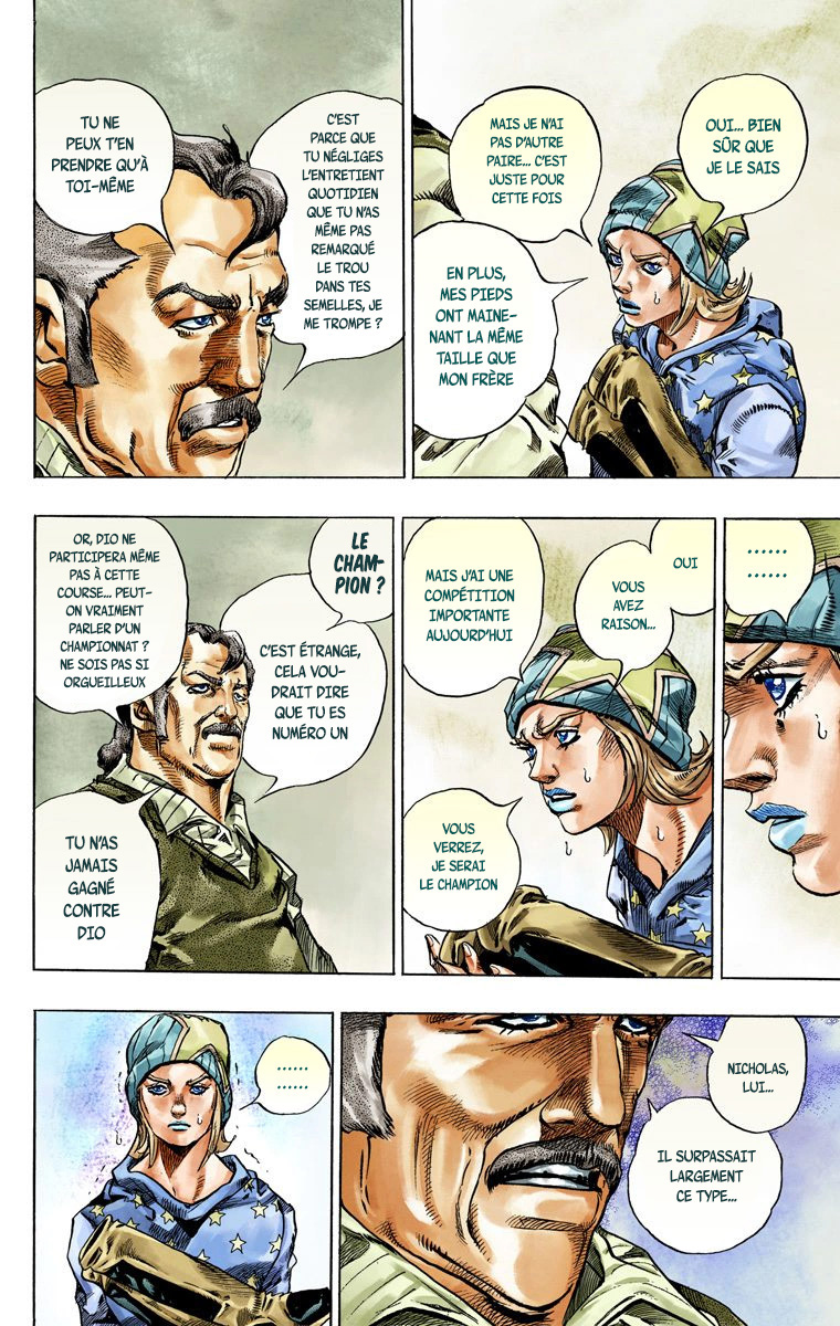 Read JoJo's Bizarre Adventure Part 7 Steel Ball Run Official Colored FR Manga Online
