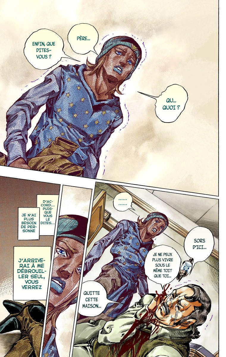 Read JoJo's Bizarre Adventure Part 7 Steel Ball Run Official Colored FR Manga Online