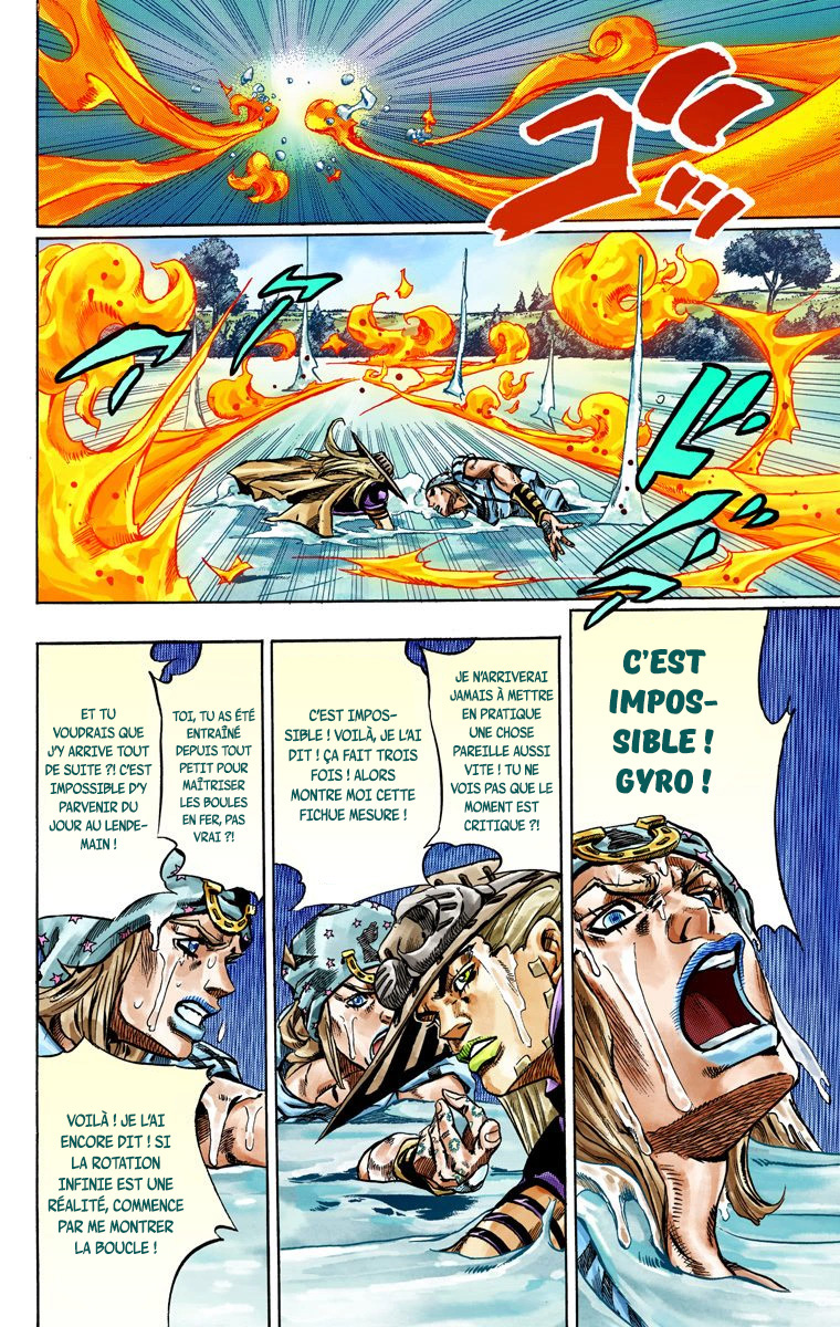 Read JoJo's Bizarre Adventure Part 7 Steel Ball Run Official Colored FR Manga Online
