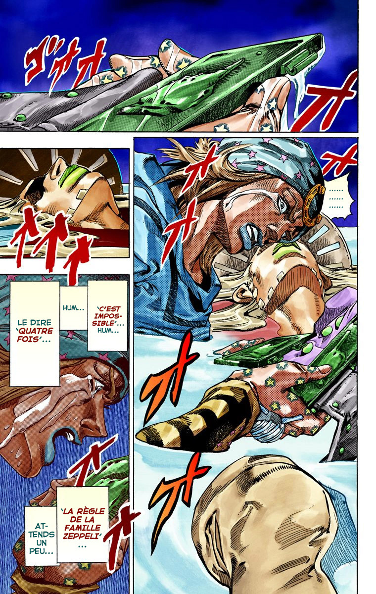 Read JoJo's Bizarre Adventure Part 7 Steel Ball Run Official Colored FR Manga Online