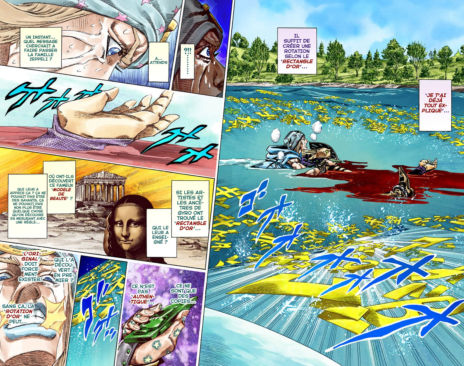 Read JoJo's Bizarre Adventure Part 7 Steel Ball Run Official Colored FR Manga Online