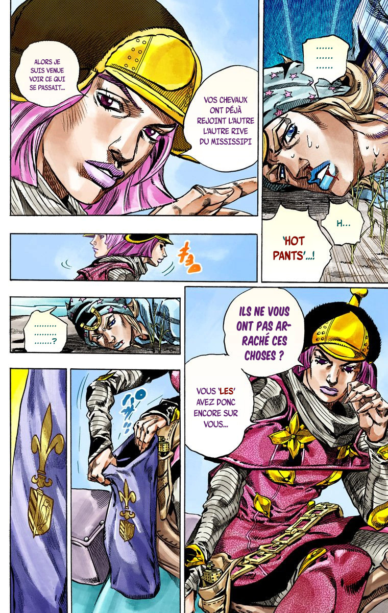 Read JoJo's Bizarre Adventure Part 7 Steel Ball Run Official Colored FR Manga Online