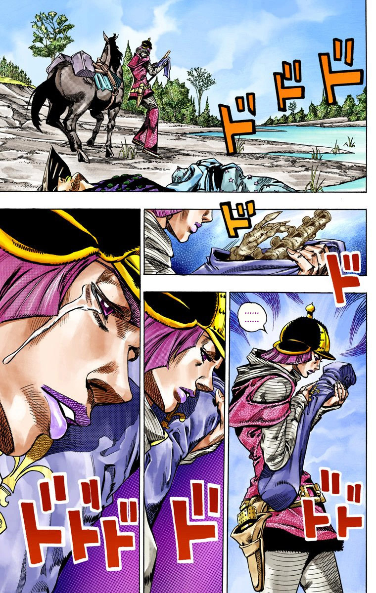 Read JoJo's Bizarre Adventure Part 7 Steel Ball Run Official Colored FR Manga Online