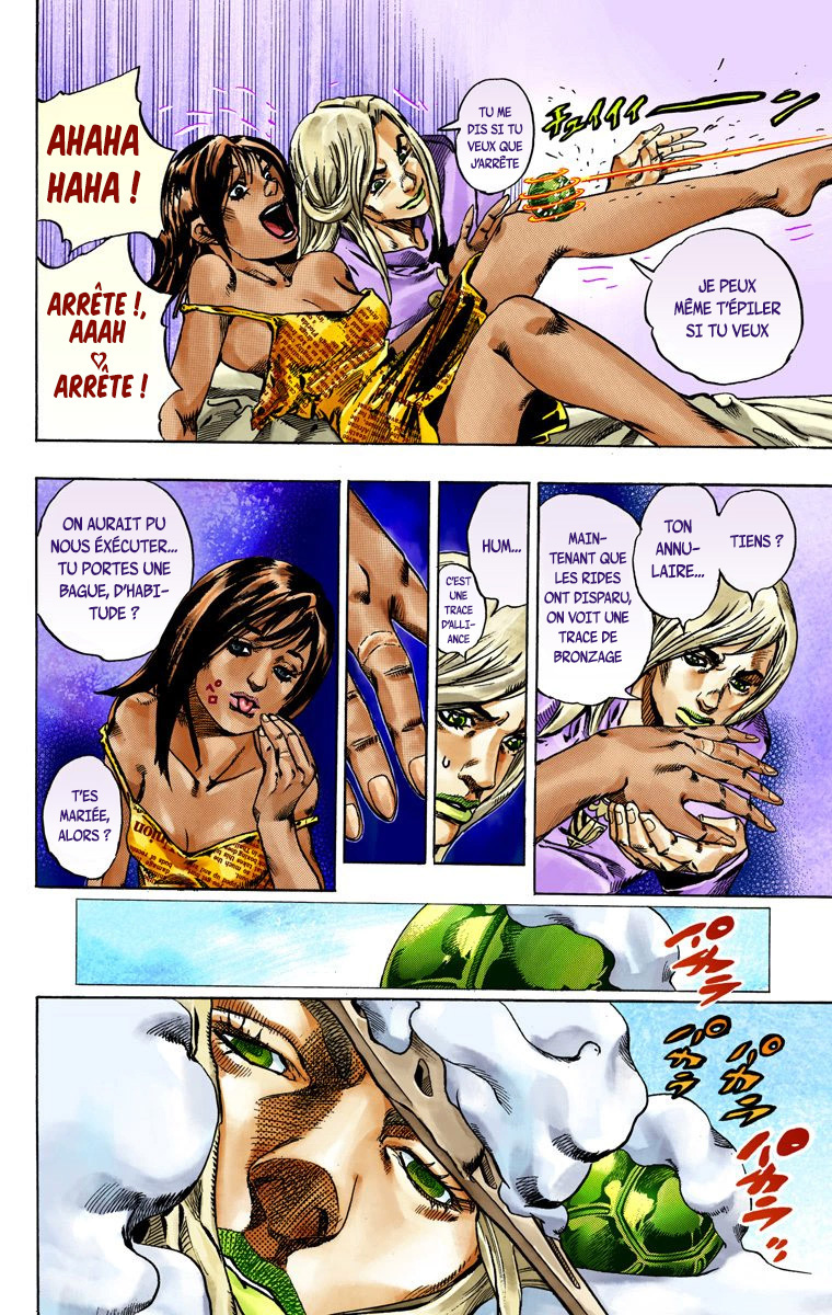 Read JoJo's Bizarre Adventure Part 7 Steel Ball Run Official Colored FR Manga Online