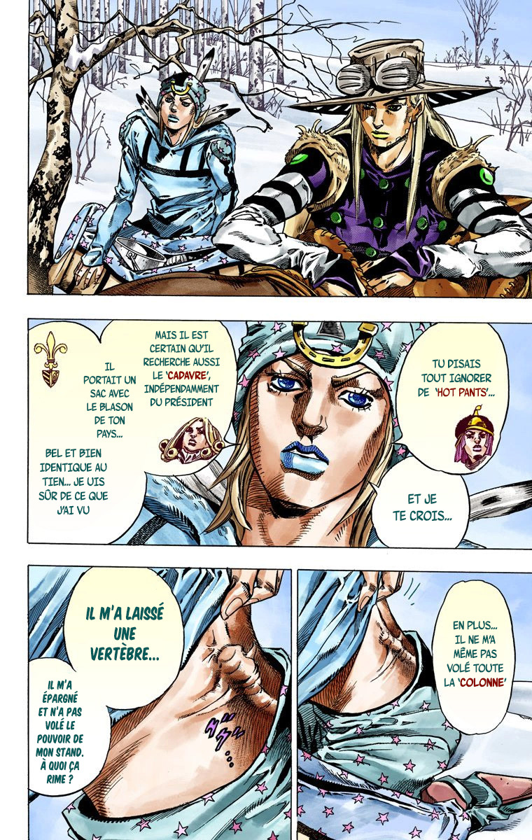 Read JoJo's Bizarre Adventure Part 7 Steel Ball Run Official Colored FR Manga Online