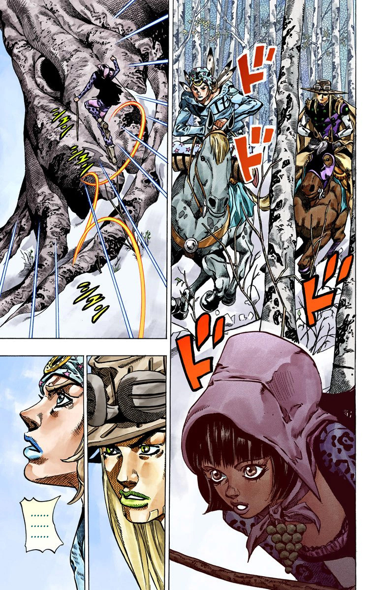 Read JoJo's Bizarre Adventure Part 7 Steel Ball Run Official Colored FR Manga Online
