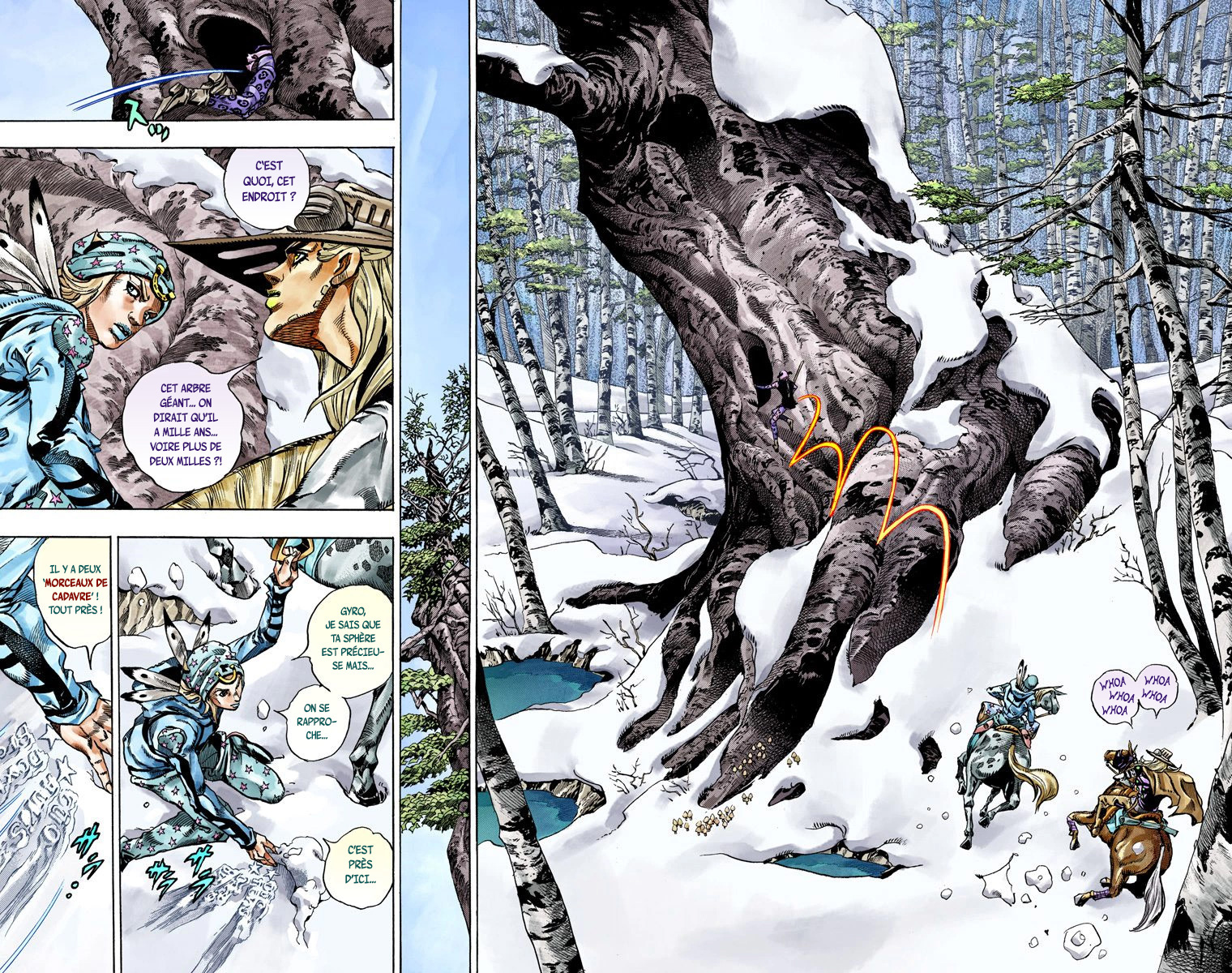 Read JoJo's Bizarre Adventure Part 7 Steel Ball Run Official Colored FR Manga Online