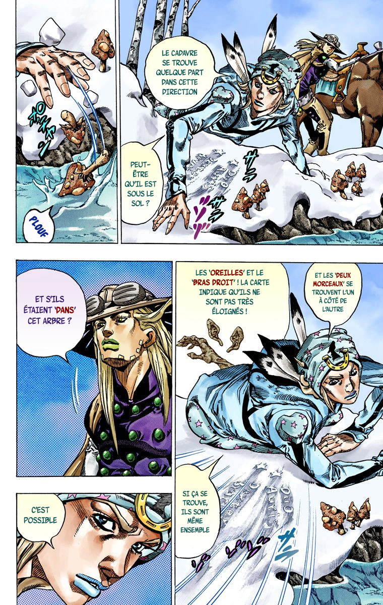 Read JoJo's Bizarre Adventure Part 7 Steel Ball Run Official Colored FR Manga Online