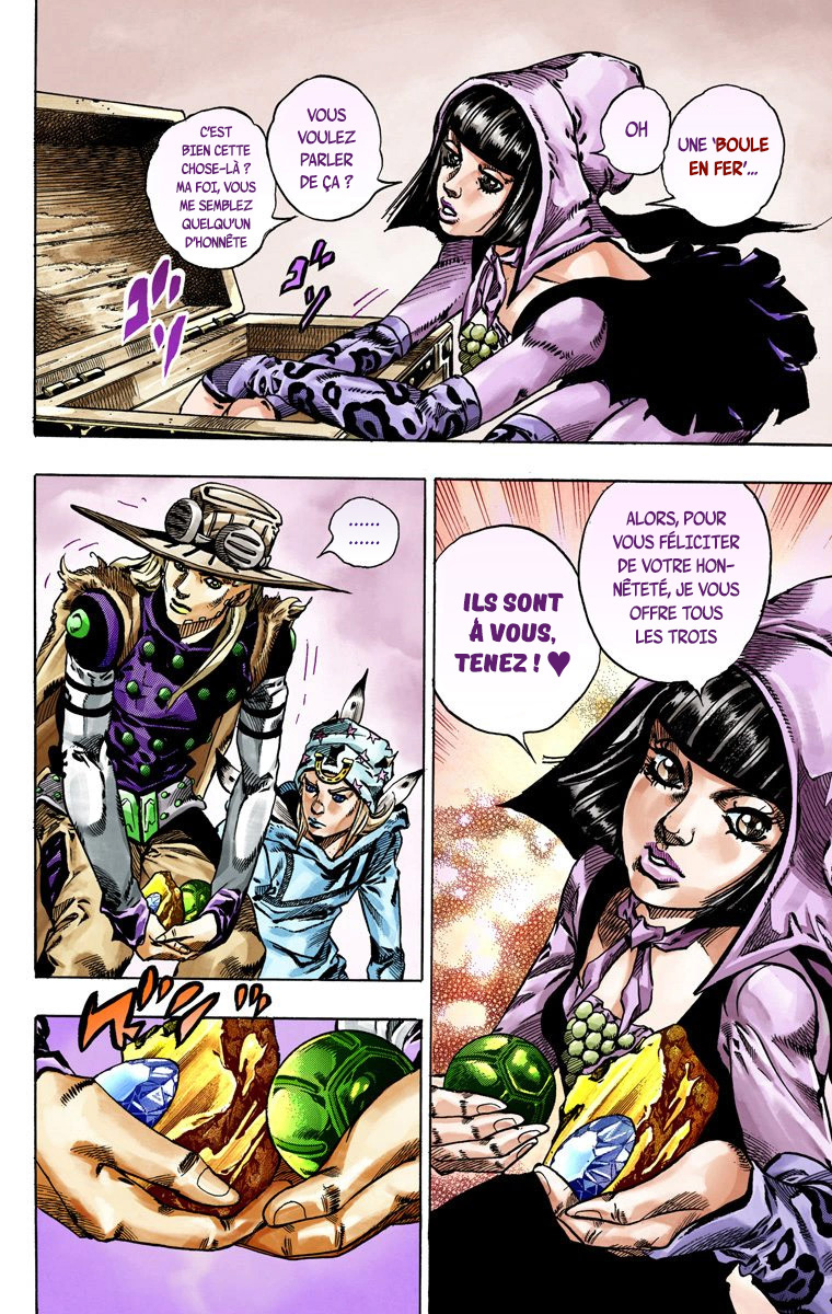 Read JoJo's Bizarre Adventure Part 7 Steel Ball Run Official Colored FR Manga Online