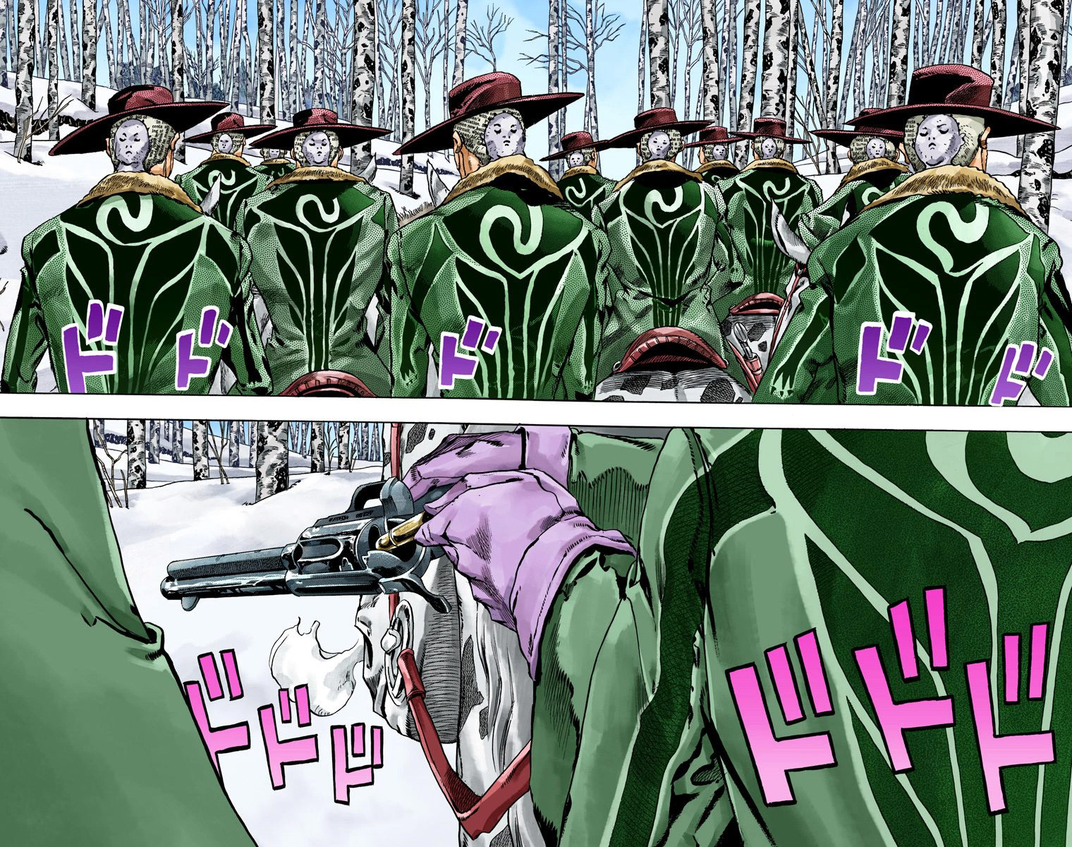 Read JoJo's Bizarre Adventure Part 7 Steel Ball Run Official Colored FR Manga Online