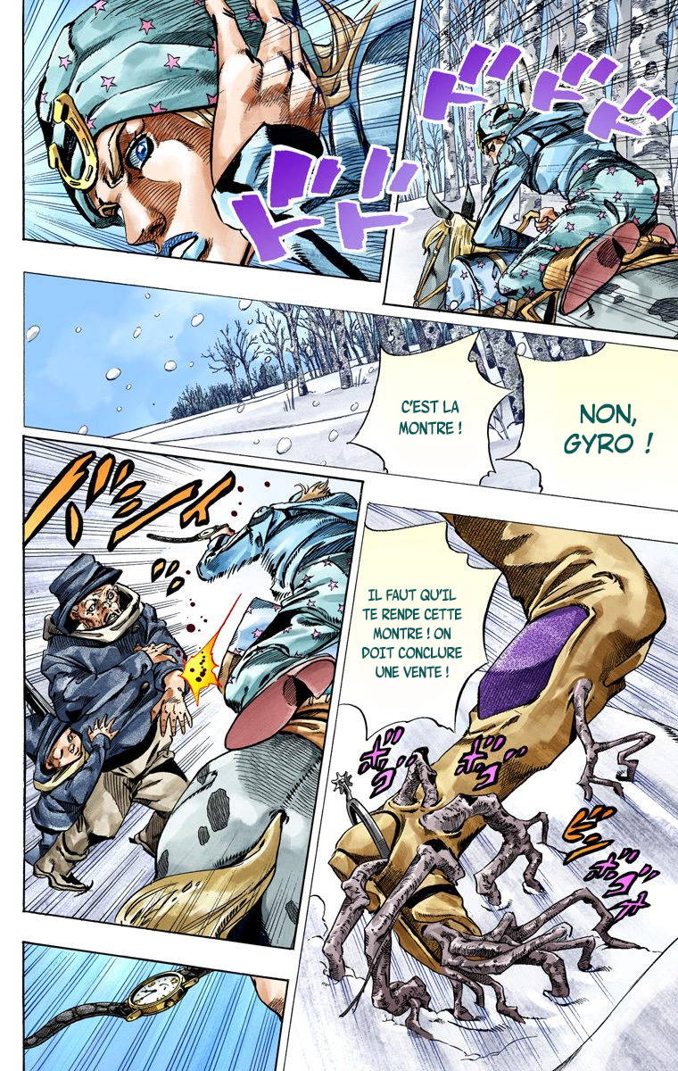 Read JoJo's Bizarre Adventure Part 7 Steel Ball Run Official Colored FR Manga Online