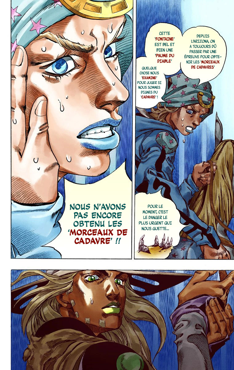 Read JoJo's Bizarre Adventure Part 7 Steel Ball Run Official Colored FR Manga Online