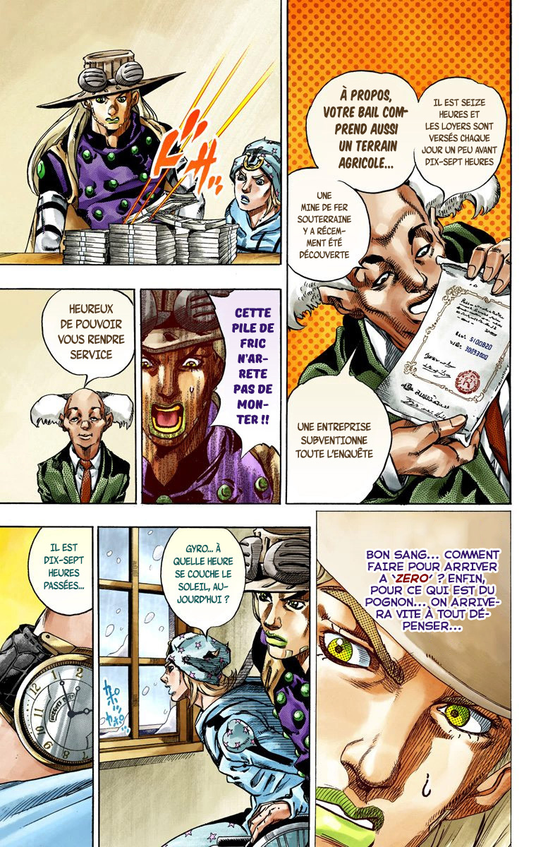 Read JoJo's Bizarre Adventure Part 7 Steel Ball Run Official Colored FR Manga Online