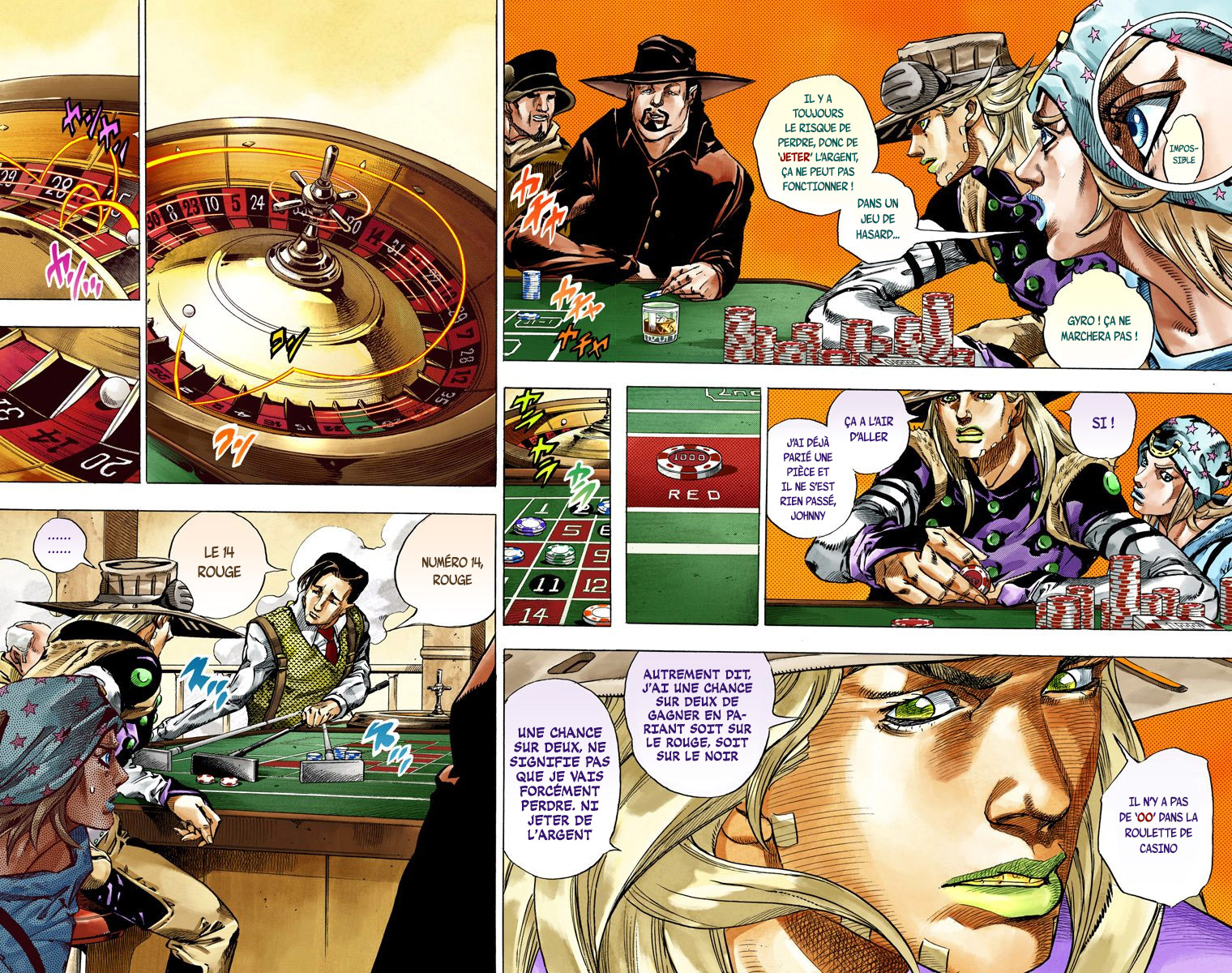 Read JoJo's Bizarre Adventure Part 7 Steel Ball Run Official Colored FR Manga Online