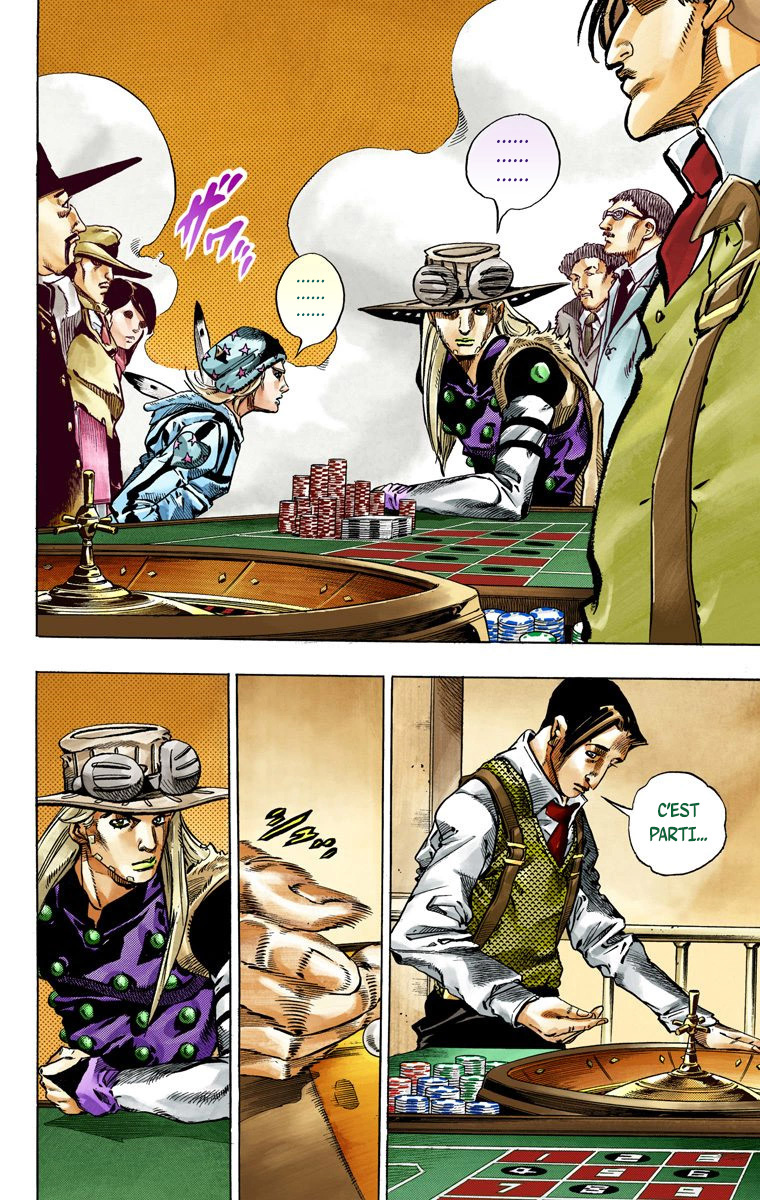 Read JoJo's Bizarre Adventure Part 7 Steel Ball Run Official Colored FR Manga Online