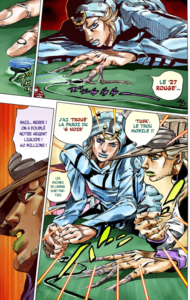 Read JoJo's Bizarre Adventure Part 7 Steel Ball Run Official Colored FR Manga Online