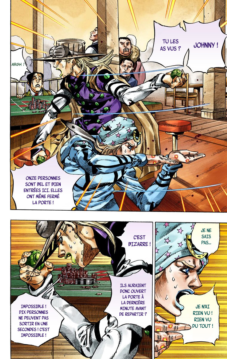 Read JoJo's Bizarre Adventure Part 7 Steel Ball Run Official Colored FR Manga Online