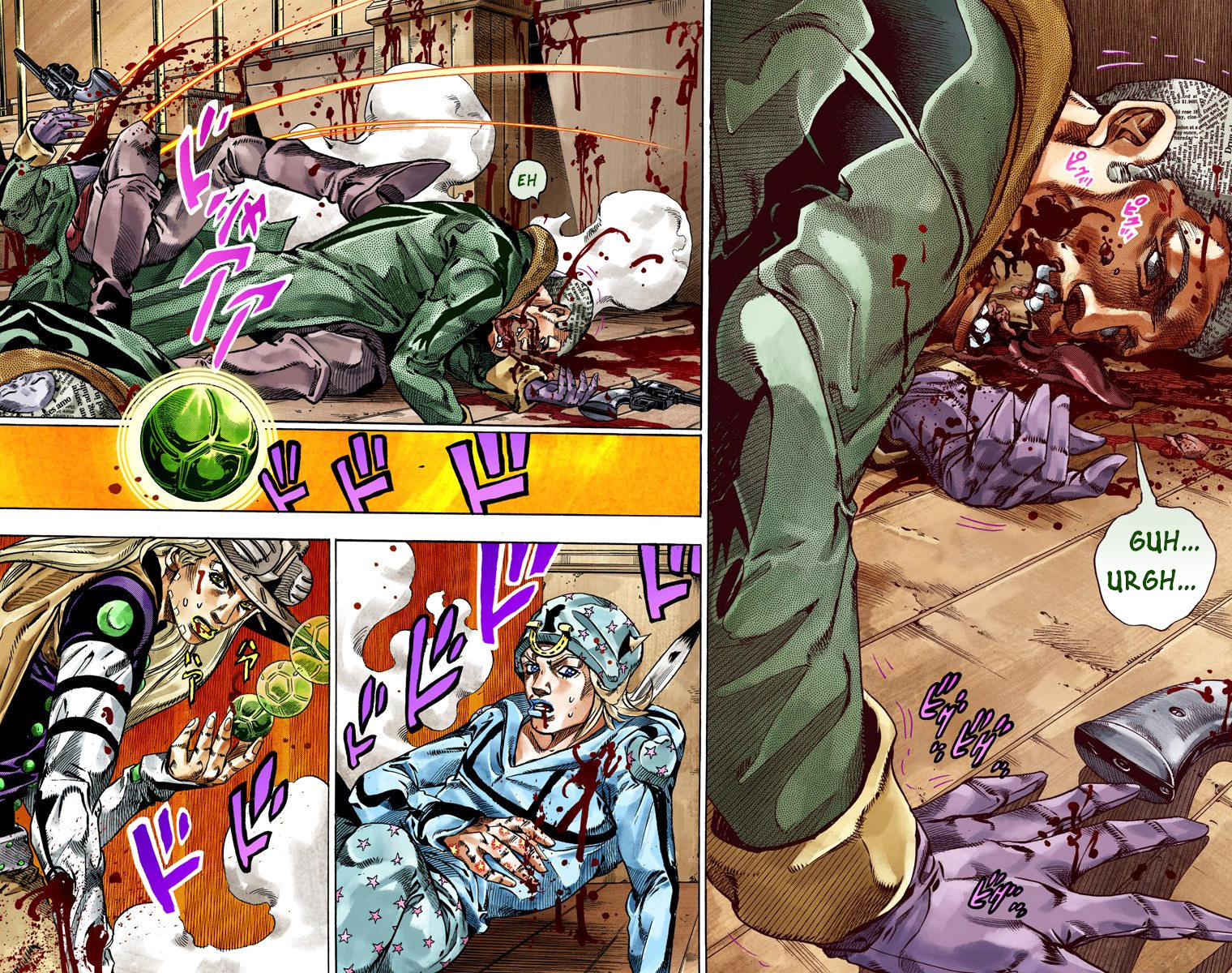 Read JoJo's Bizarre Adventure Part 7 Steel Ball Run Official Colored FR Manga Online