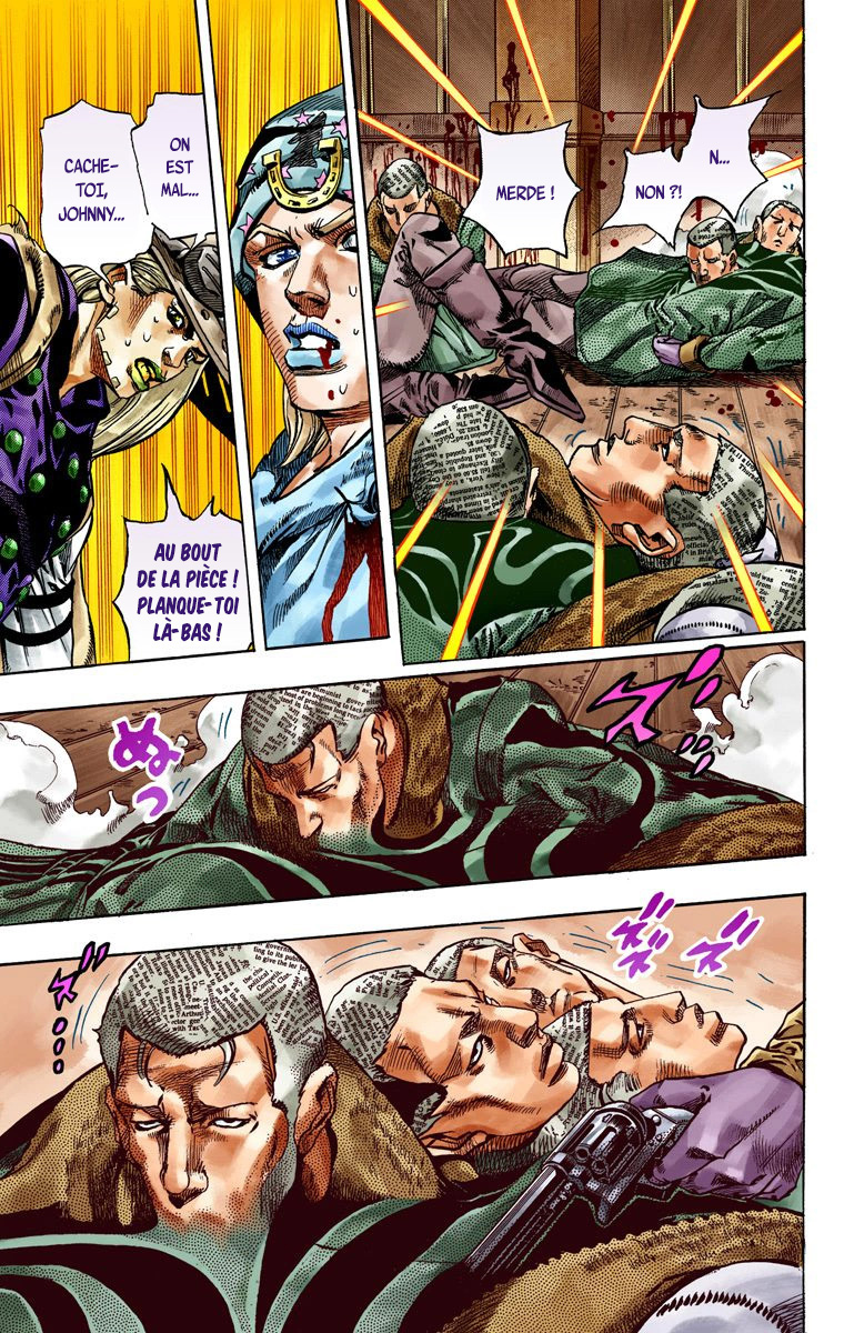 Read JoJo's Bizarre Adventure Part 7 Steel Ball Run Official Colored FR Manga Online