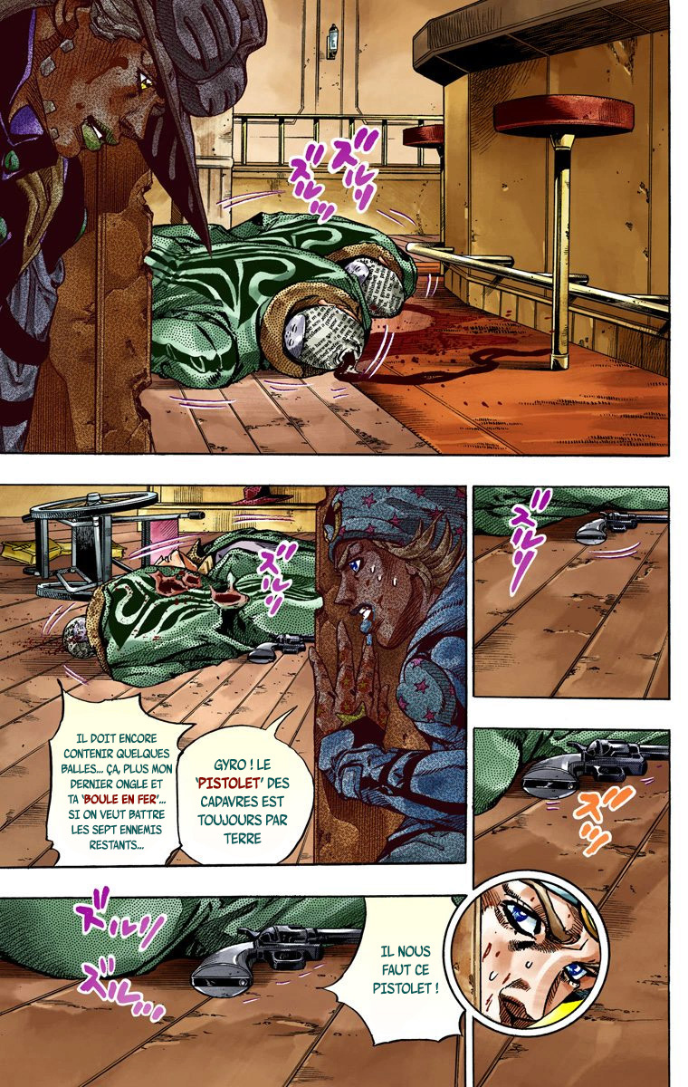 Read JoJo's Bizarre Adventure Part 7 Steel Ball Run Official Colored FR Manga Online