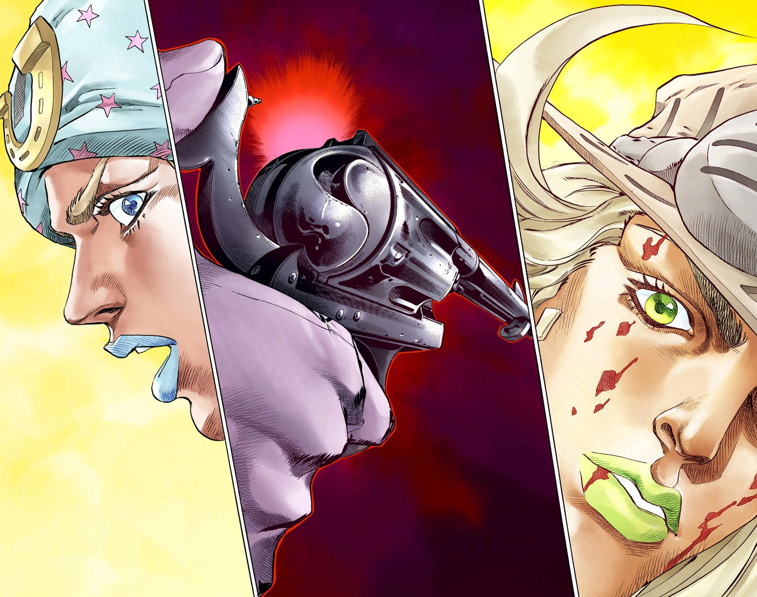 Read JoJo's Bizarre Adventure Part 7 Steel Ball Run Official Colored FR Manga Online