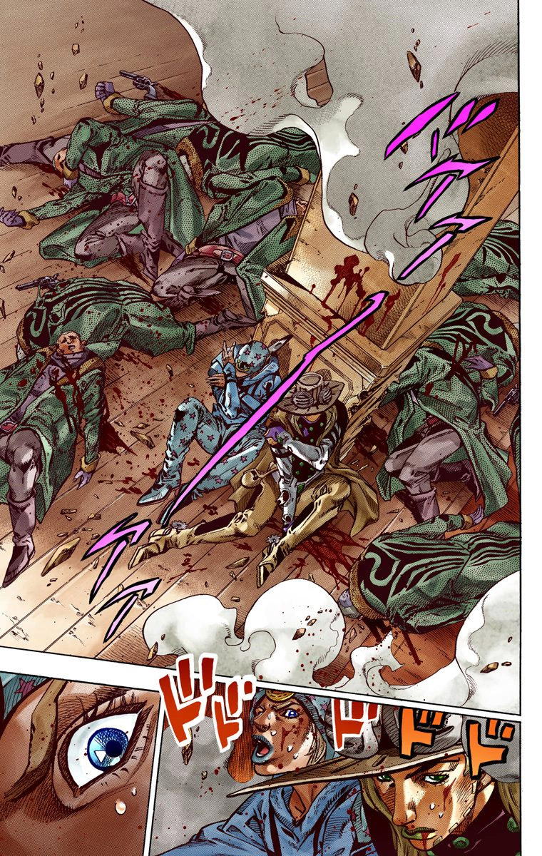 Read JoJo's Bizarre Adventure Part 7 Steel Ball Run Official Colored FR Manga Online