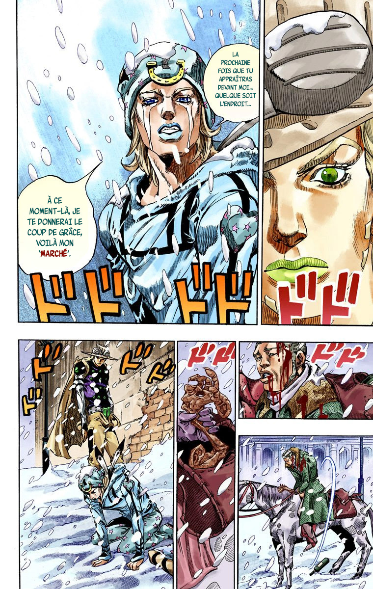 Read JoJo's Bizarre Adventure Part 7 Steel Ball Run Official Colored FR Manga Online