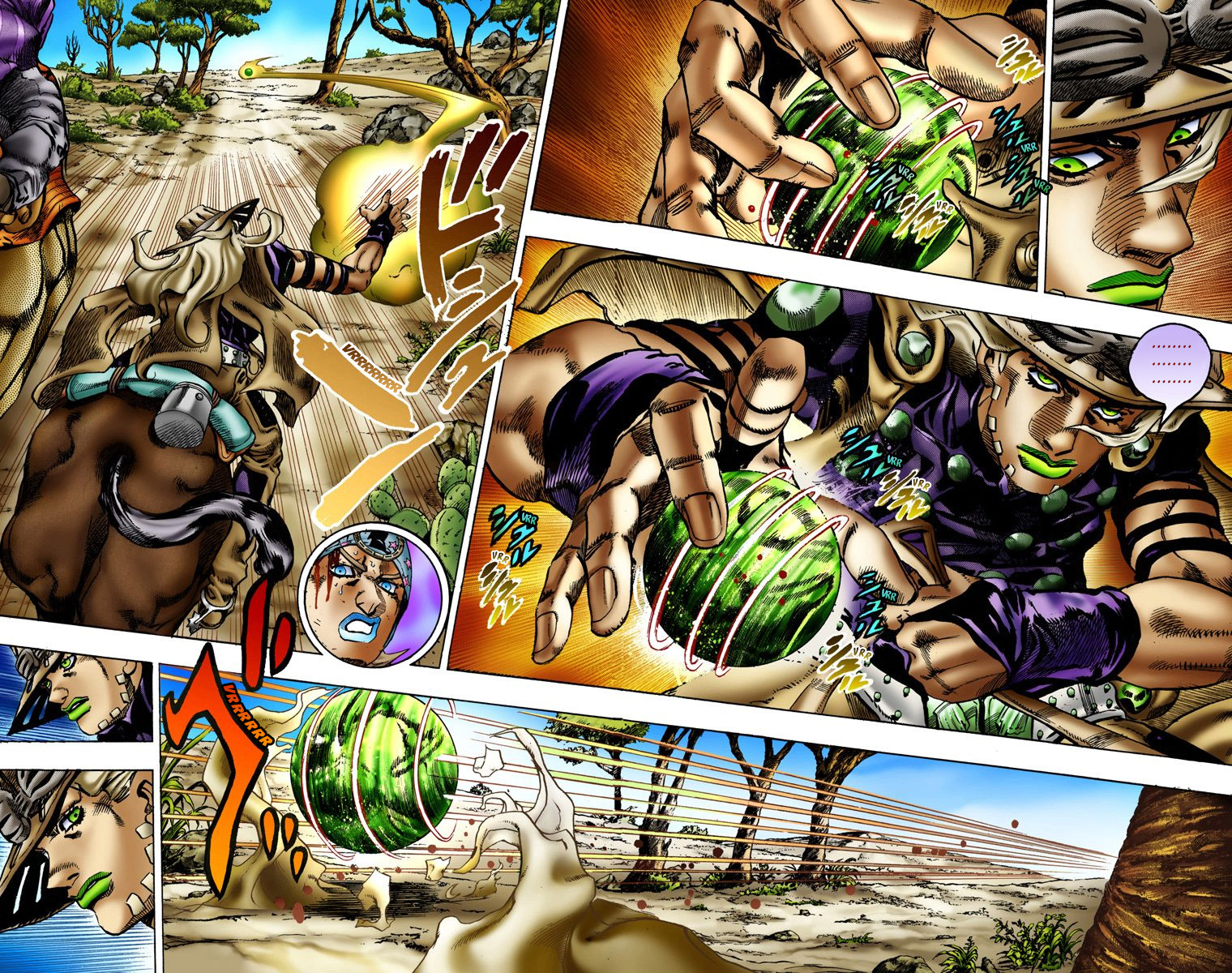 Read JoJo's Bizarre Adventure Part 7 Steel Ball Run Official Colored FR Manga Online