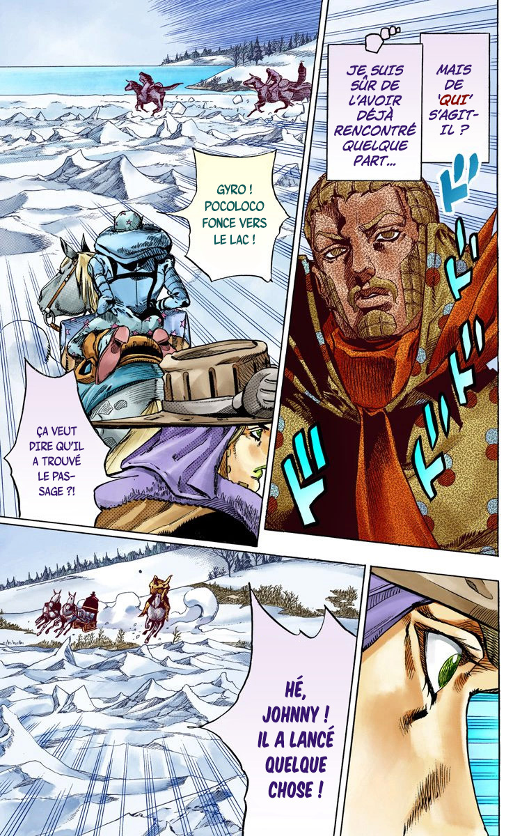 Read JoJo's Bizarre Adventure Part 7 Steel Ball Run Official Colored FR Manga Online