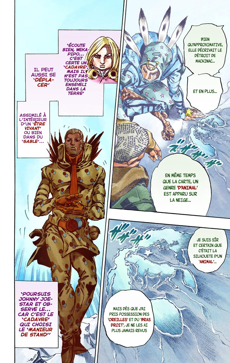 Read JoJo's Bizarre Adventure Part 7 Steel Ball Run Official Colored FR Manga Online