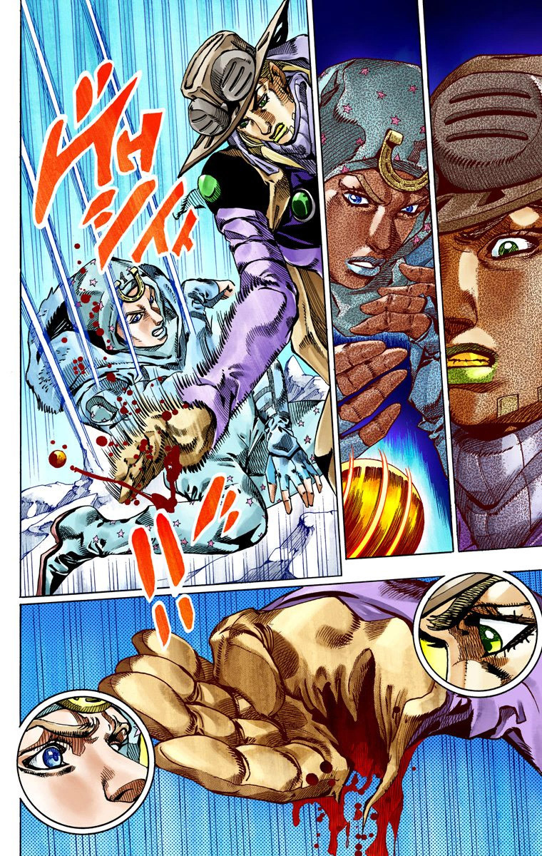 Read JoJo's Bizarre Adventure Part 7 Steel Ball Run Official Colored FR Manga Online