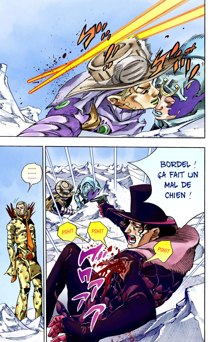 Read JoJo's Bizarre Adventure Part 7 Steel Ball Run Official Colored FR Manga Online