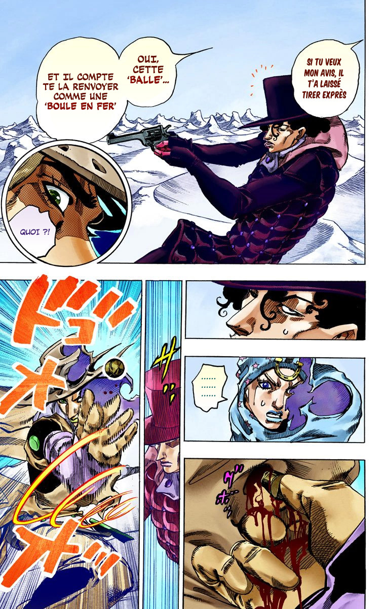 Read JoJo's Bizarre Adventure Part 7 Steel Ball Run Official Colored FR Manga Online