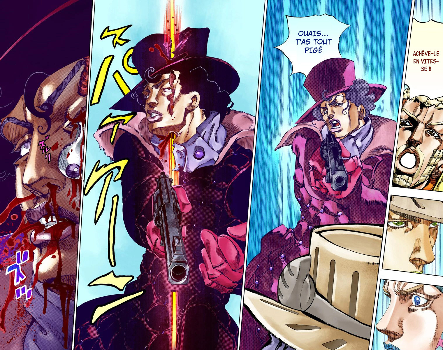 Read JoJo's Bizarre Adventure Part 7 Steel Ball Run Official Colored FR Manga Online