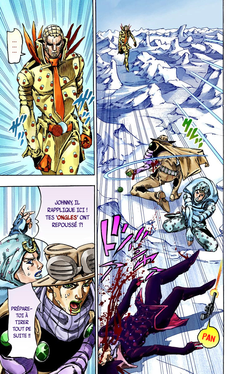 Read JoJo's Bizarre Adventure Part 7 Steel Ball Run Official Colored FR Manga Online
