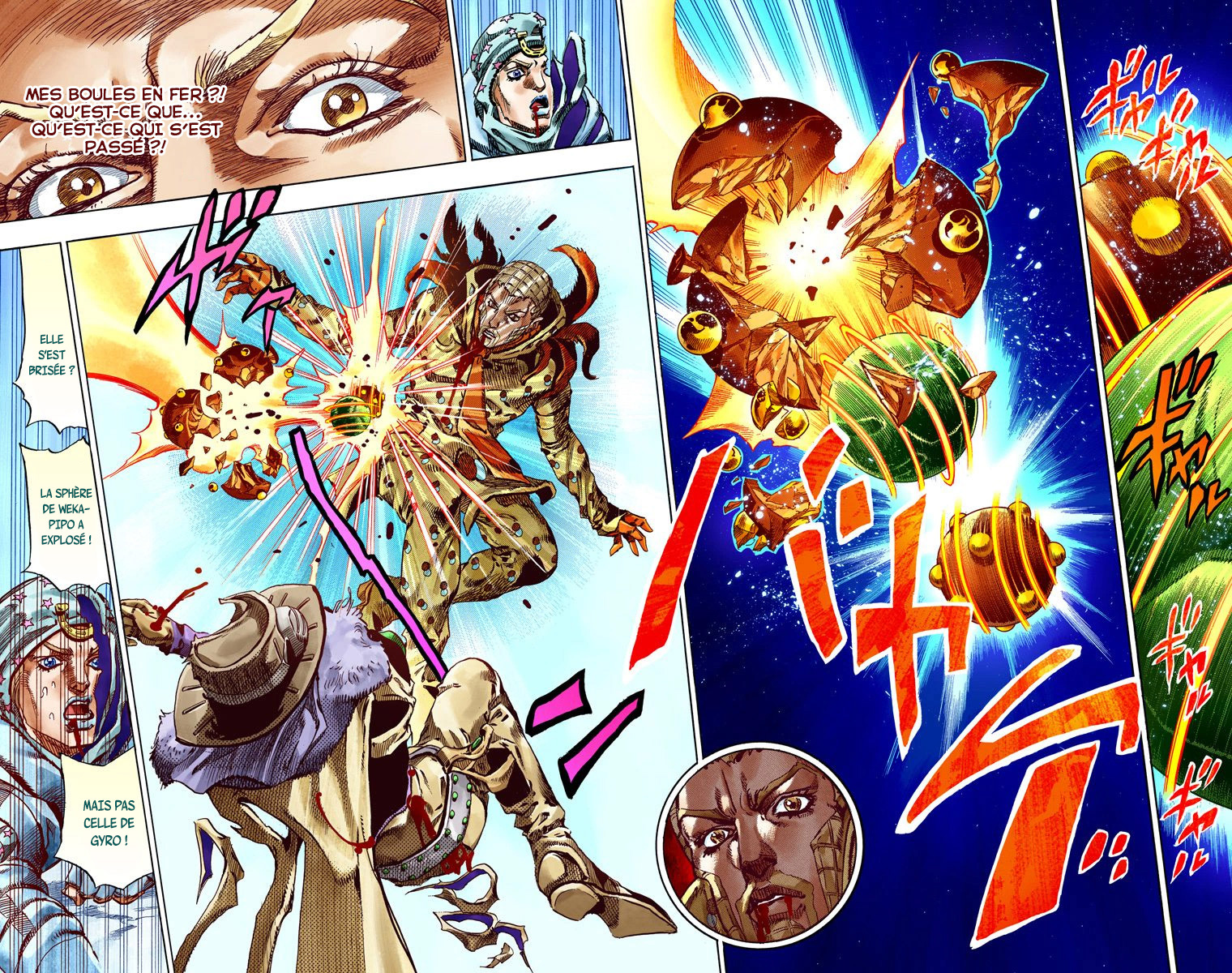 Read JoJo's Bizarre Adventure Part 7 Steel Ball Run Official Colored FR Manga Online
