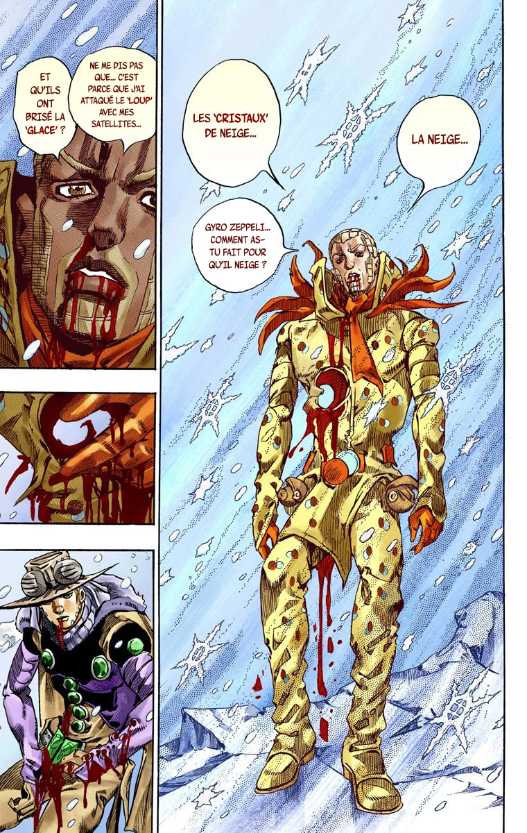 Read JoJo's Bizarre Adventure Part 7 Steel Ball Run Official Colored FR Manga Online