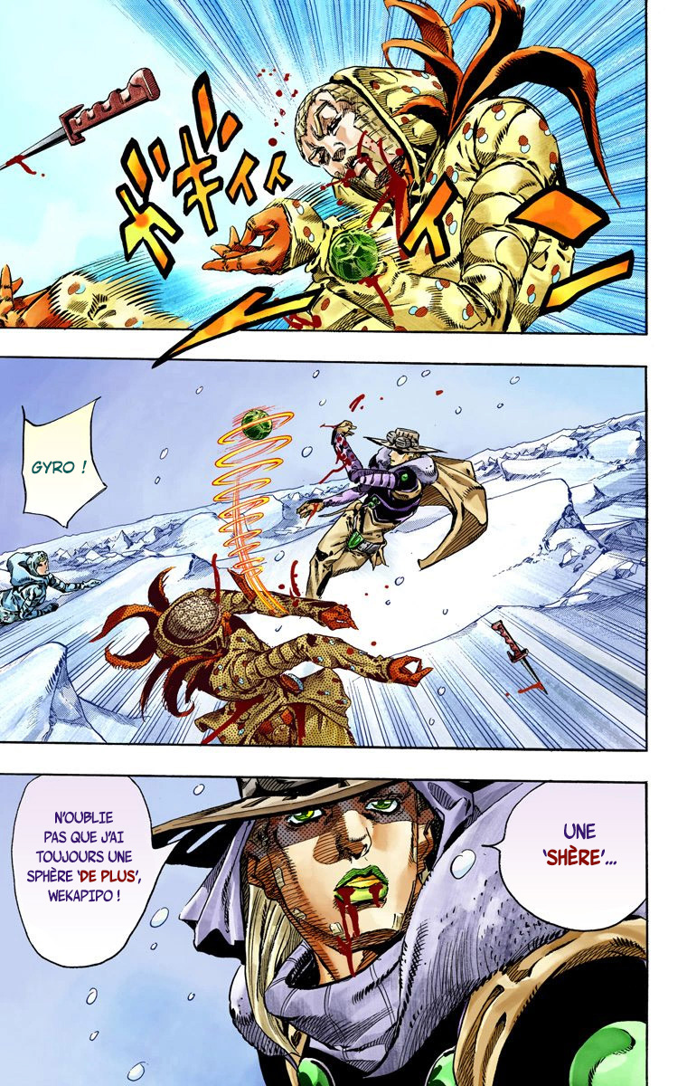 Read JoJo's Bizarre Adventure Part 7 Steel Ball Run Official Colored FR Manga Online