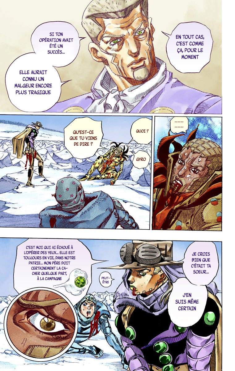 Read JoJo's Bizarre Adventure Part 7 Steel Ball Run Official Colored FR Manga Online