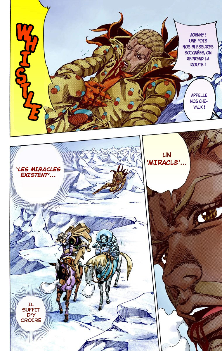 Read JoJo's Bizarre Adventure Part 7 Steel Ball Run Official Colored FR Manga Online