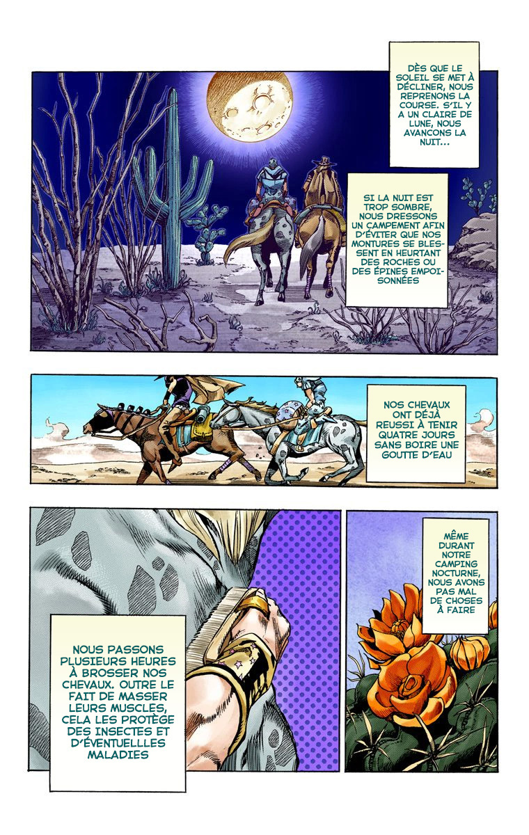 Read JoJo's Bizarre Adventure Part 7 Steel Ball Run Official Colored FR Manga Online