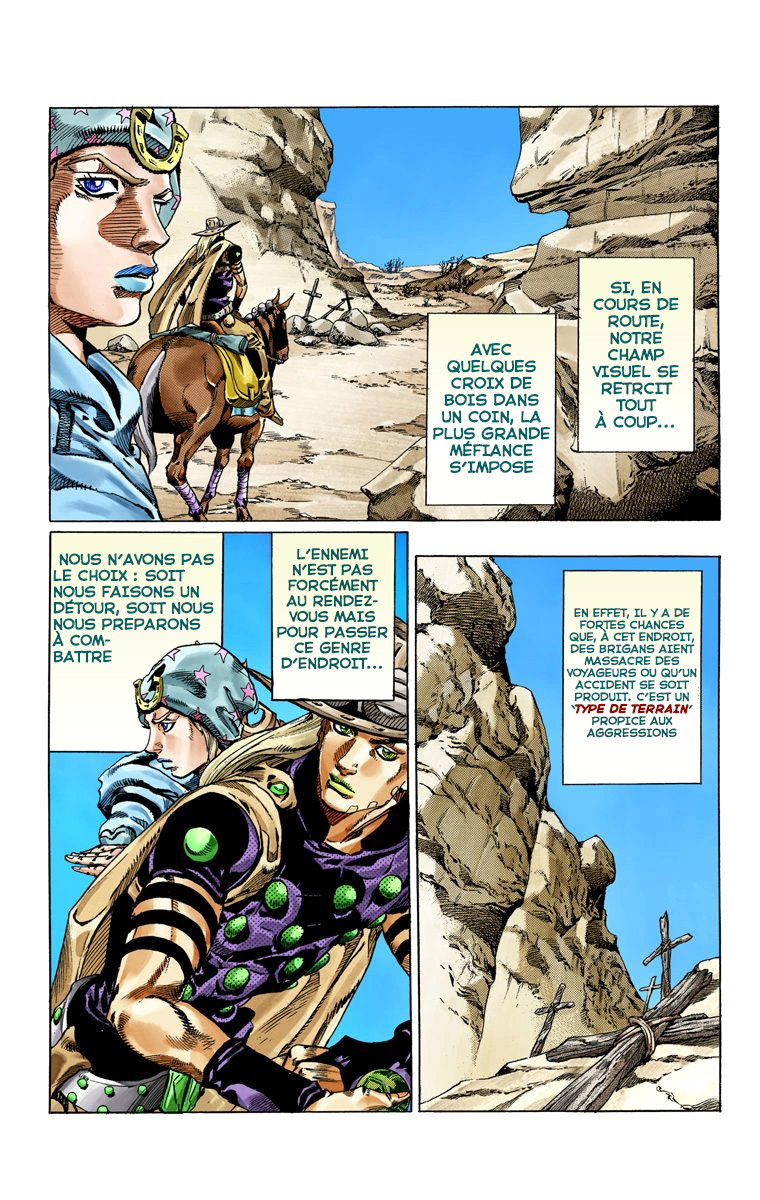 Read JoJo's Bizarre Adventure Part 7 Steel Ball Run Official Colored FR Manga Online