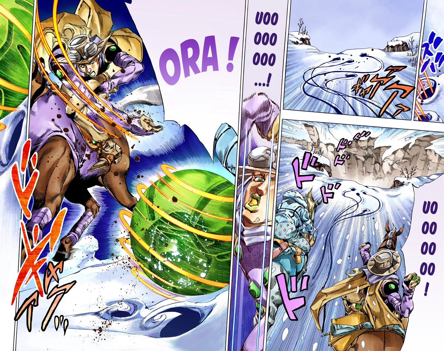 Read JoJo's Bizarre Adventure Part 7 Steel Ball Run Official Colored FR Manga Online