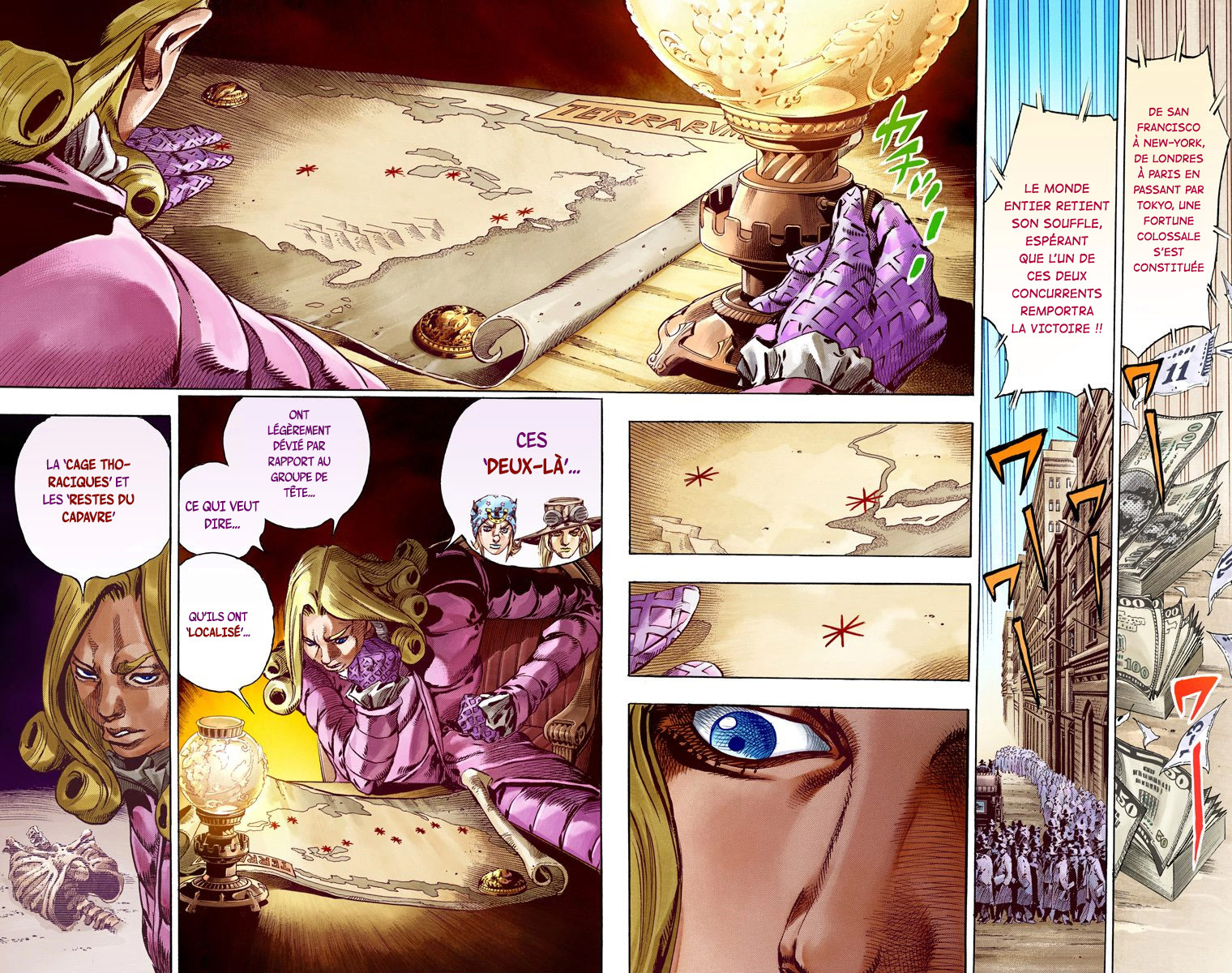 Read JoJo's Bizarre Adventure Part 7 Steel Ball Run Official Colored FR Manga Online