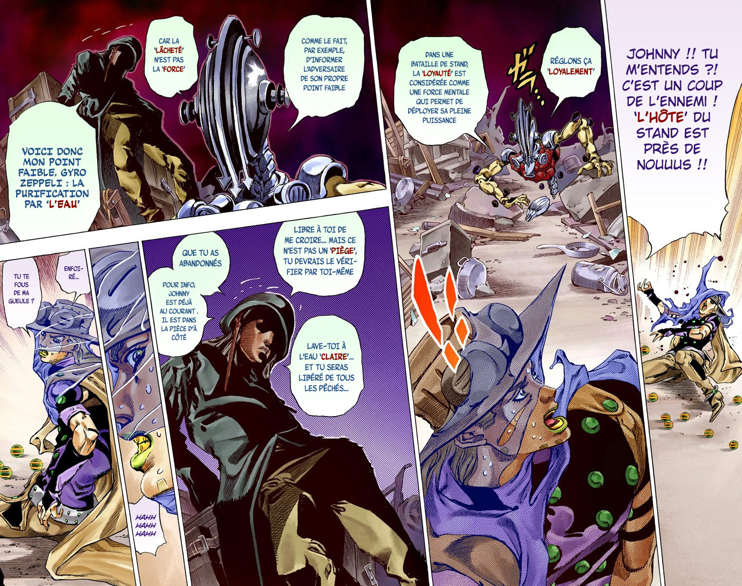 Read JoJo's Bizarre Adventure Part 7 Steel Ball Run Official Colored FR Manga Online