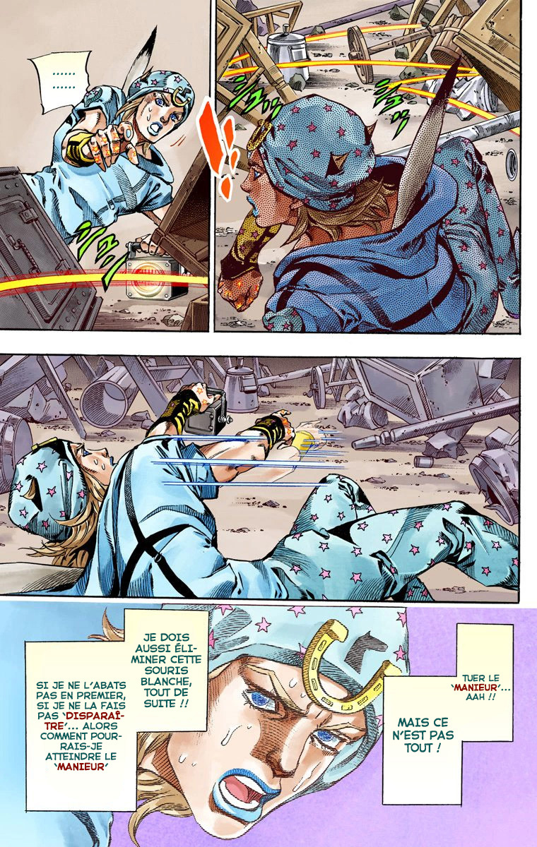 Read JoJo's Bizarre Adventure Part 7 Steel Ball Run Official Colored FR Manga Online