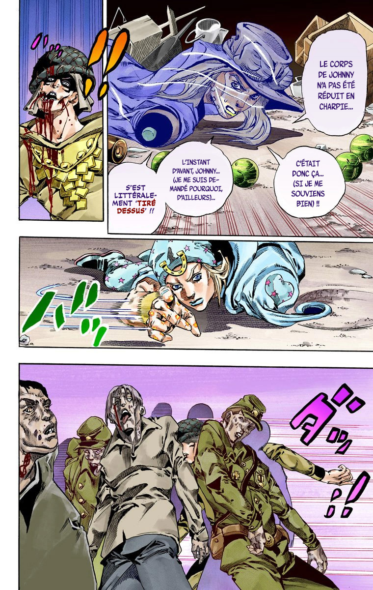 Read JoJo's Bizarre Adventure Part 7 Steel Ball Run Official Colored FR Manga Online