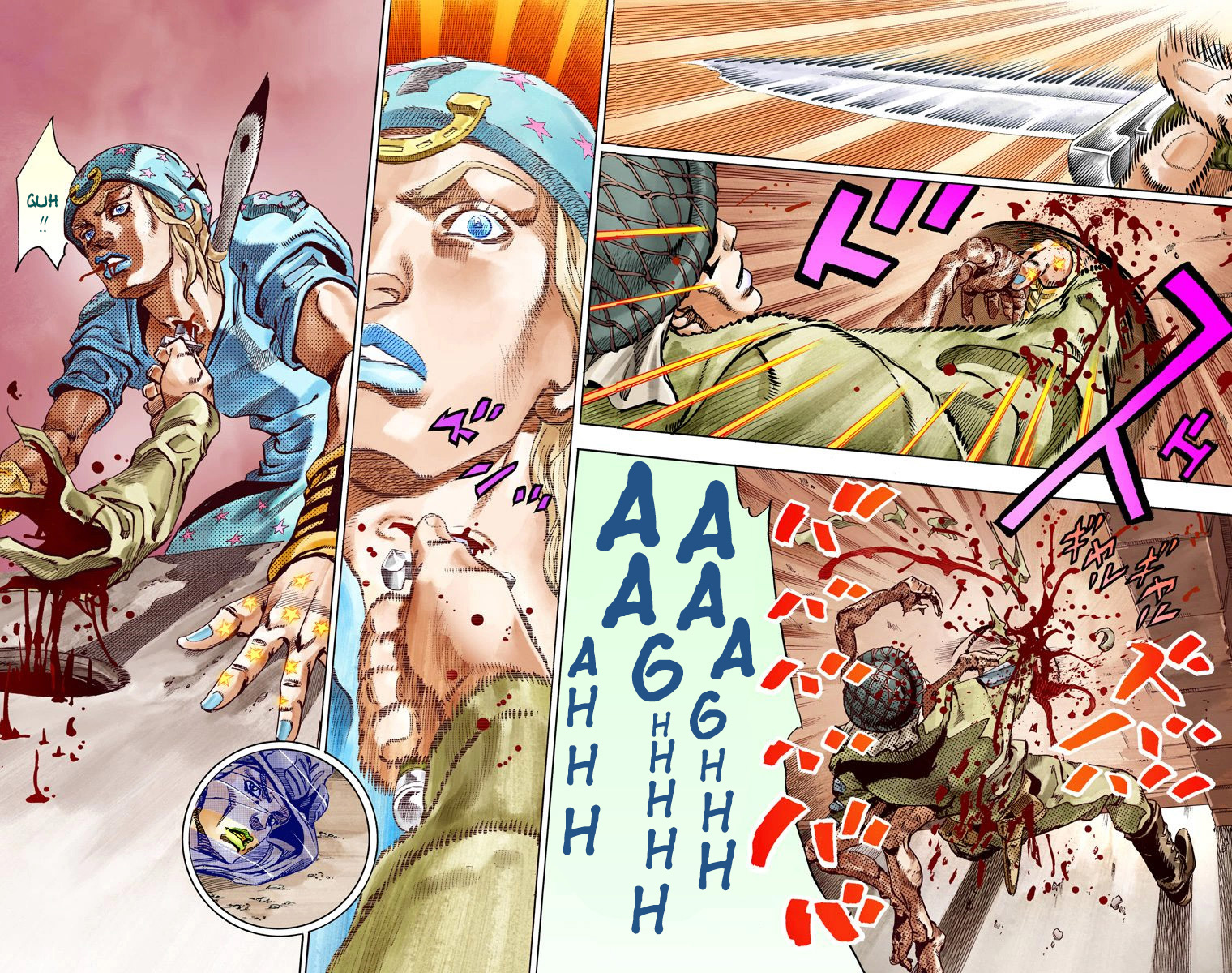 Read JoJo's Bizarre Adventure Part 7 Steel Ball Run Official Colored FR Manga Online