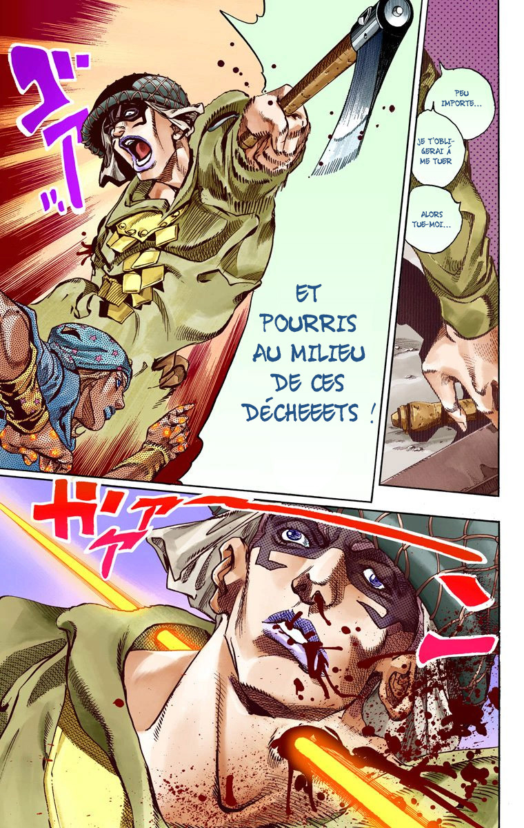 Read JoJo's Bizarre Adventure Part 7 Steel Ball Run Official Colored FR Manga Online