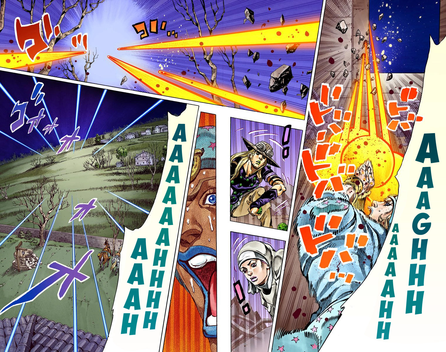 Read JoJo's Bizarre Adventure Part 7 Steel Ball Run Official Colored FR Manga Online